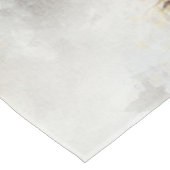 Amazing white and bay horses in a gallop テーブルクロス (アングル)