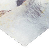 Amazing white and bay horses in a gallop テーブルクロス (アングル)