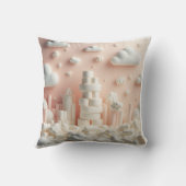 amazing world marshmallow with pink background クッション (裏面)
