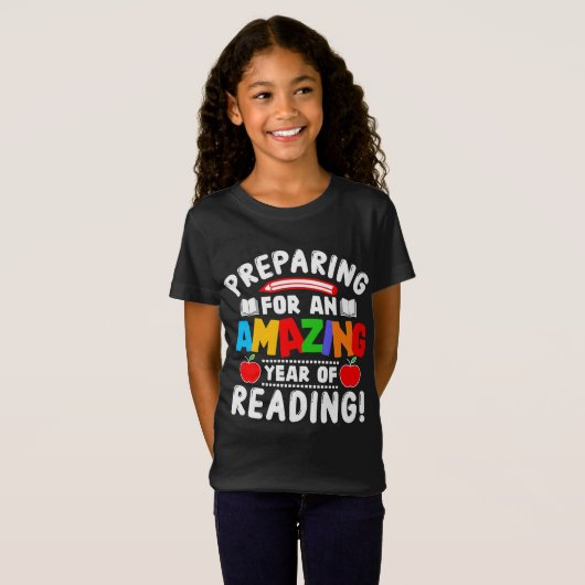 Amazing Year of Reading Back To School Gift Studen Tシャツ (正面フル)