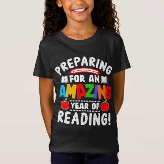 Amazing Year of Reading Back To School Gift Studen Tシャツ (正面)