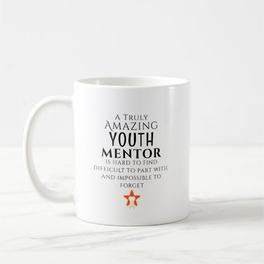 Amazing Youth Mentor Hard To Find Personalized  コーヒーマグカップ (左)