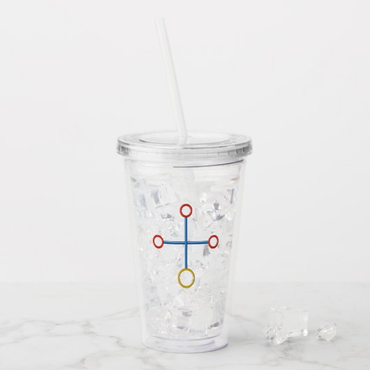 amazingCROSS als Trinkbecher アクリルタンブラー (アイス正面)