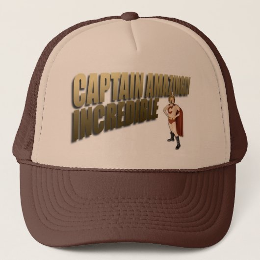 amazingly Incredible -公式映画帽子大尉 キャップ (正面)