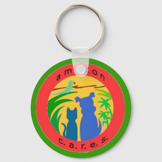 Amazonキーチ気にェン キーホルダー (正面)
