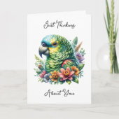 Amazon パーソナライズされた Parrotの考えお客様 カード (正面)