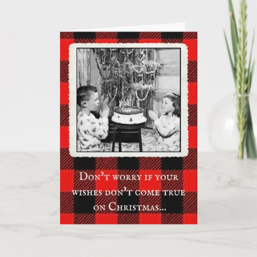 「Amazon Christmas Wishes」ヴィンテージクリスマスカード サンキューカード (正面)