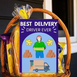 Amazon UPS FedExの配達員への感謝カード サンキューカード