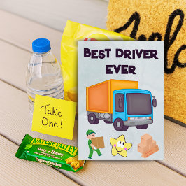 Amazon・UPS・FedExの配達員カード（テキスト編集可能） サンキューカード