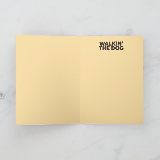 Amazon Warrior Walkin' the Dog Card シーズンカード (内部)