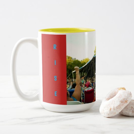 Amazon Womyn Rise Mug ツートーンマグカップ (ドーナツ)