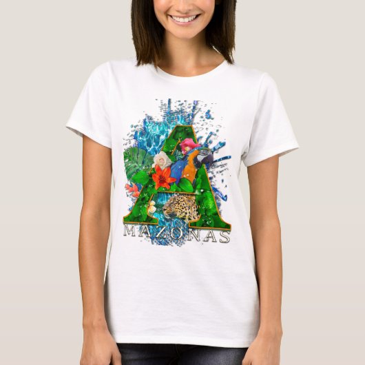 Amazonas fauna e flora tシャツ (正面)