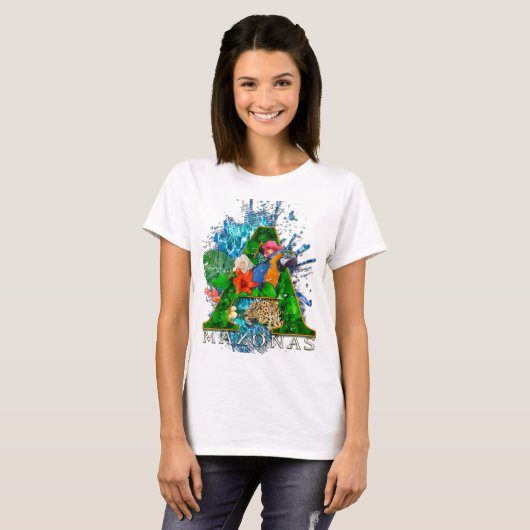 Amazonas fauna e flora tシャツ (正面フル)