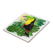 Amazoniaの緑の雨林のToucan タイル (側面)