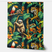 Amazonian Rainforest Creatures Peel and Stick 壁紙 (ほどく)