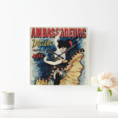 Ambassadeurs スクエア壁時計 (ホーム)