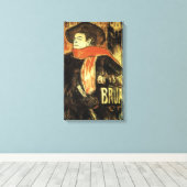 Ambassadeurs, Aristide Bruant by Toulouse Laurec キャンバスプリント (インサイチュ (ウッドフロア))