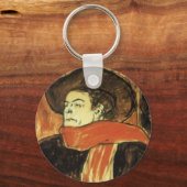 Ambassadeurs, Aristide Bruant by Toulouse Laurec キーホルダー (正面)