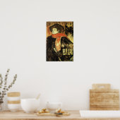 Ambassadeurs, Aristide Bruant by Toulouse Laurec ポスター (キッチン)