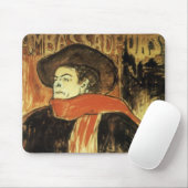 Ambassadeurs, Aristide Bruant by Toulouse Laurec マウスパッド (マウス)