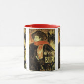 Ambassadeurs, Aristide Bruant by Toulouse Laurec マグカップ (中央)