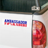 Ambassador F#%KABIBI Mike Huckabee Traitor to USA  バンパーステッカー (トラック上)
