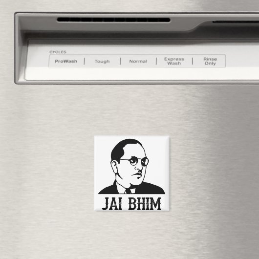 Ambedkar Jayanthi Jai Bhim マグネット (インサイチュ (食洗機))