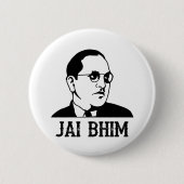 Ambedkar Jayanthi Jai Bhim/Bheem 缶バッジ (正面)