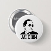 Ambedkar Jayanthi Jai Bhim/Bheem 缶バッジ (正面&裏面)