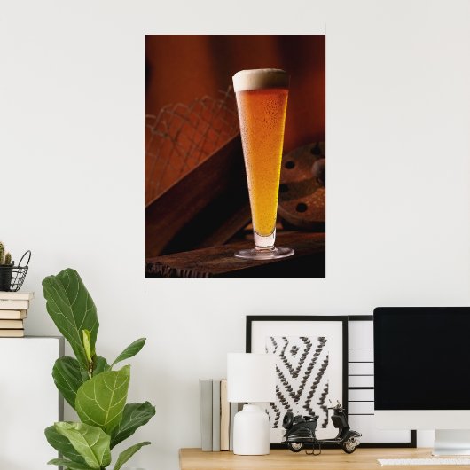 Amber Beer Poster Prints ポスター (ホームオフィス)
