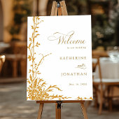 Amber Botanical Garden Wedding Welcome  ポスター