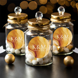 Amber Brandy抽象芸術結婚のID1089 ラウンドシール