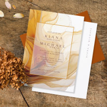 Amber Brandy抽象芸術結婚インクID1089