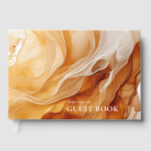 Amber Brandy抽象芸術結婚インクID1089 ゲストブック (正面)