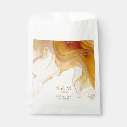 Amber Brandy抽象芸術結婚インクID1089 フェイバーバッグ (正面)