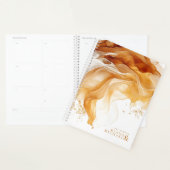 Amber Brandy抽象芸術結婚インクID1089 プランナー手帳 (ディスプレー)