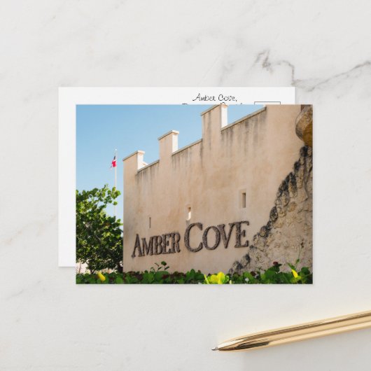 Amber Cove Dominican Republic | Caribbean Port ポストカード (正面/裏面インサイチュ)