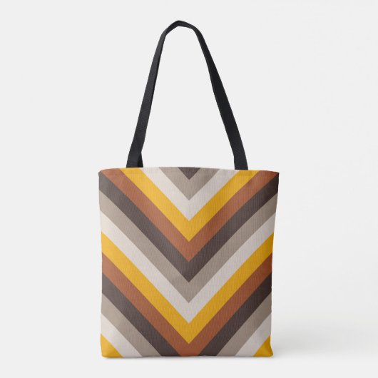 Amber Flame Chevron トートバッグ (裏面)