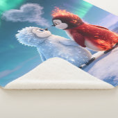 Amber & Frosty Aurora Magic Penguin Blanket シェルパブランケット (3/4)