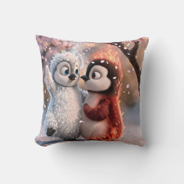 Amber & Frosty Cozy Penguin Pillow クッション