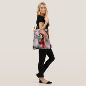 Amber & Frosty Cute Penguin Tote Bag トートバッグ (モデル)