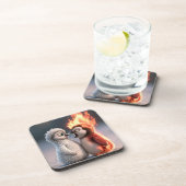 Amber & Frosty Tiny Penguins Big Feelings Coaster コースター (右側)