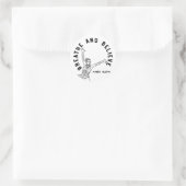 Amber Glenn Inspired Sticker ラウンドシール (バッグ)