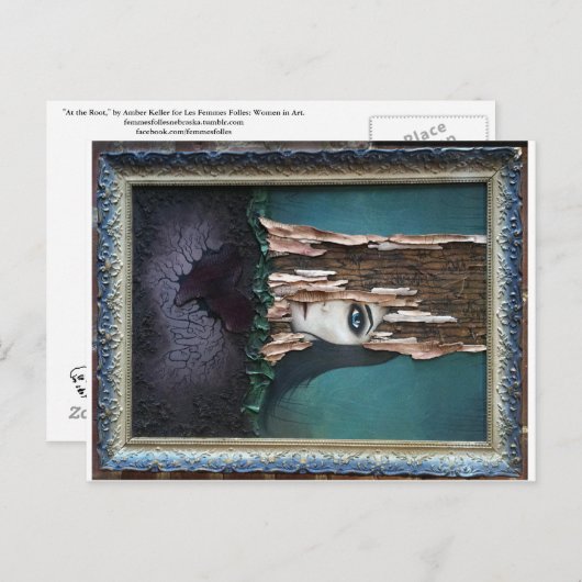 Amber Kellerによるアートポストカード ポストカード (正面/裏面)