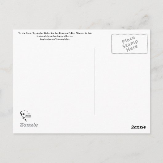 Amber Kellerによるアートポストカード ポストカード (裏面)