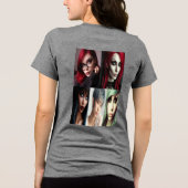 Amber L. Larsen | 独立系作家 女性用Tシャツ トライブレンドTシャツ (裏面)