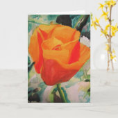 Amber Larsenによるグリーティングカード「California Poppy」 カード (黄色い花)