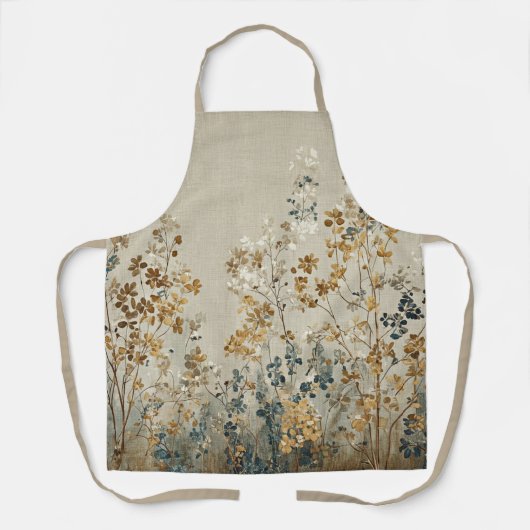 Amber meadow floral エプロン (正面)