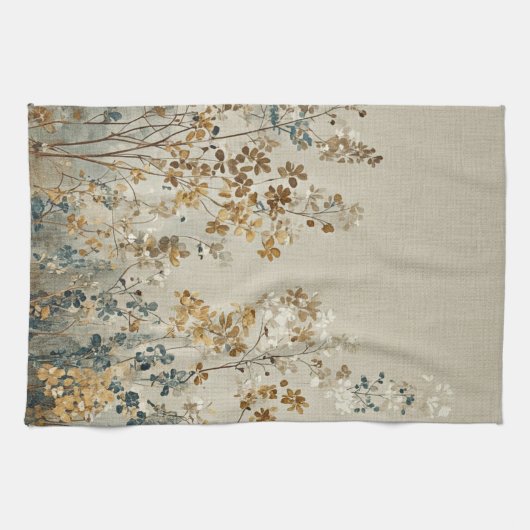 Amber meadow floral キッチンタオル (横)