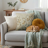 Amber meadow floral クッション